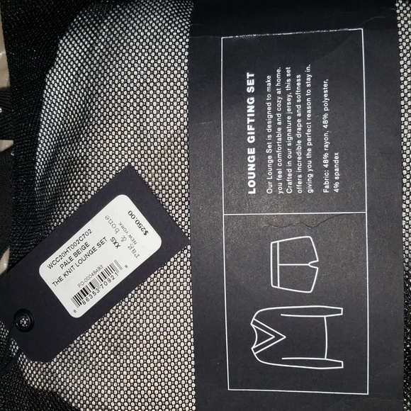 Rag & Bone The Knit Lounge Gifting Set Pale Beige XXS NWT - Picture 7 of 9